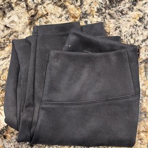 White House Black Market faux suede Runway Legging